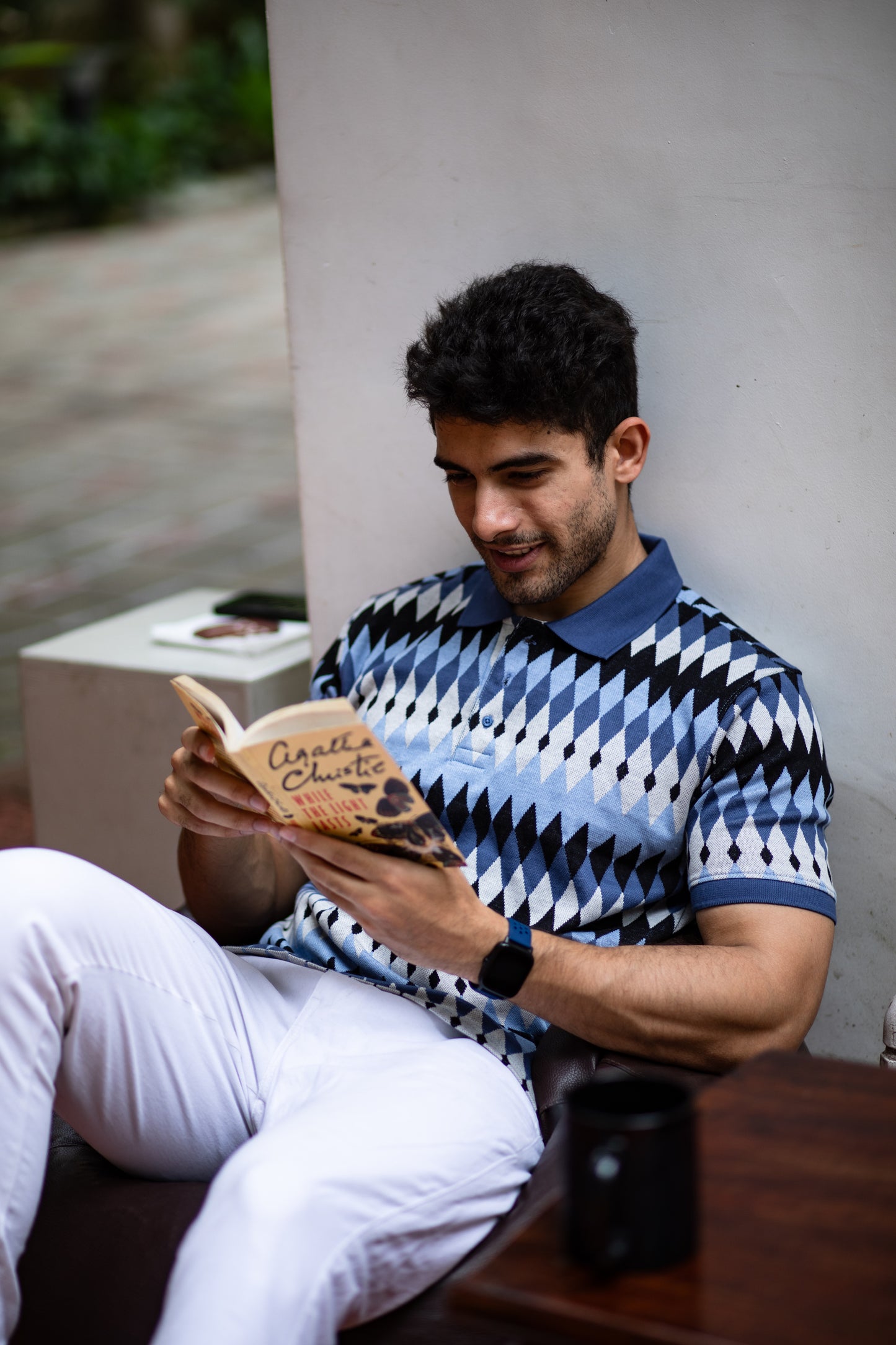 Argyle polo T shirt