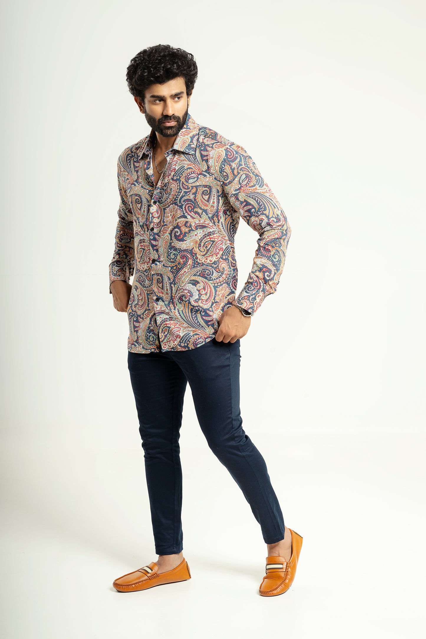 Abstract print shirt