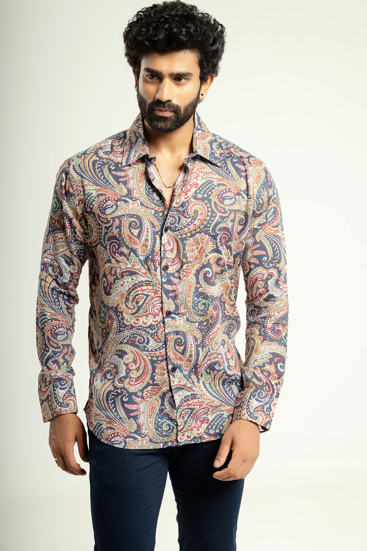 Abstract print shirt