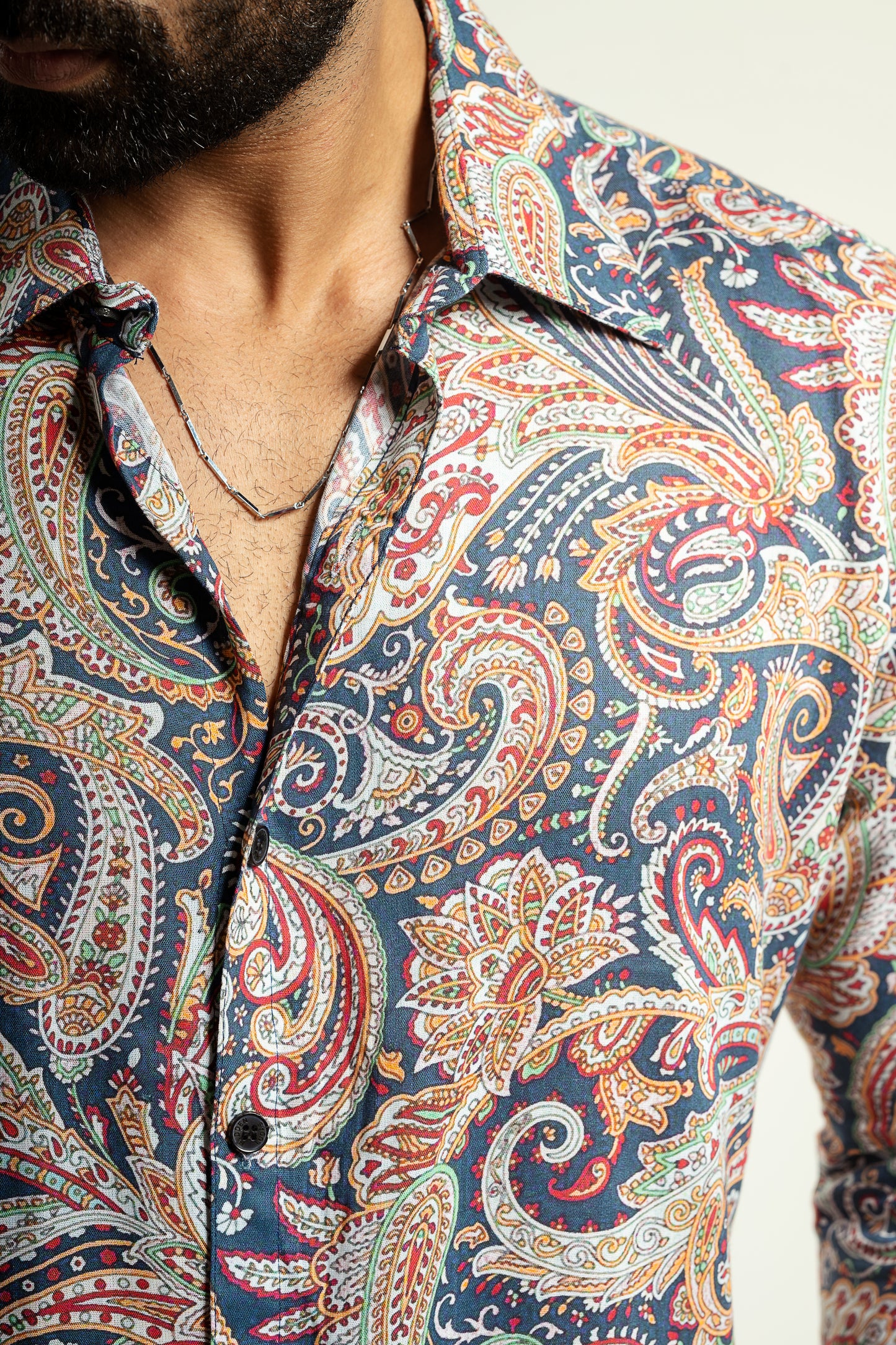 Abstract print shirt