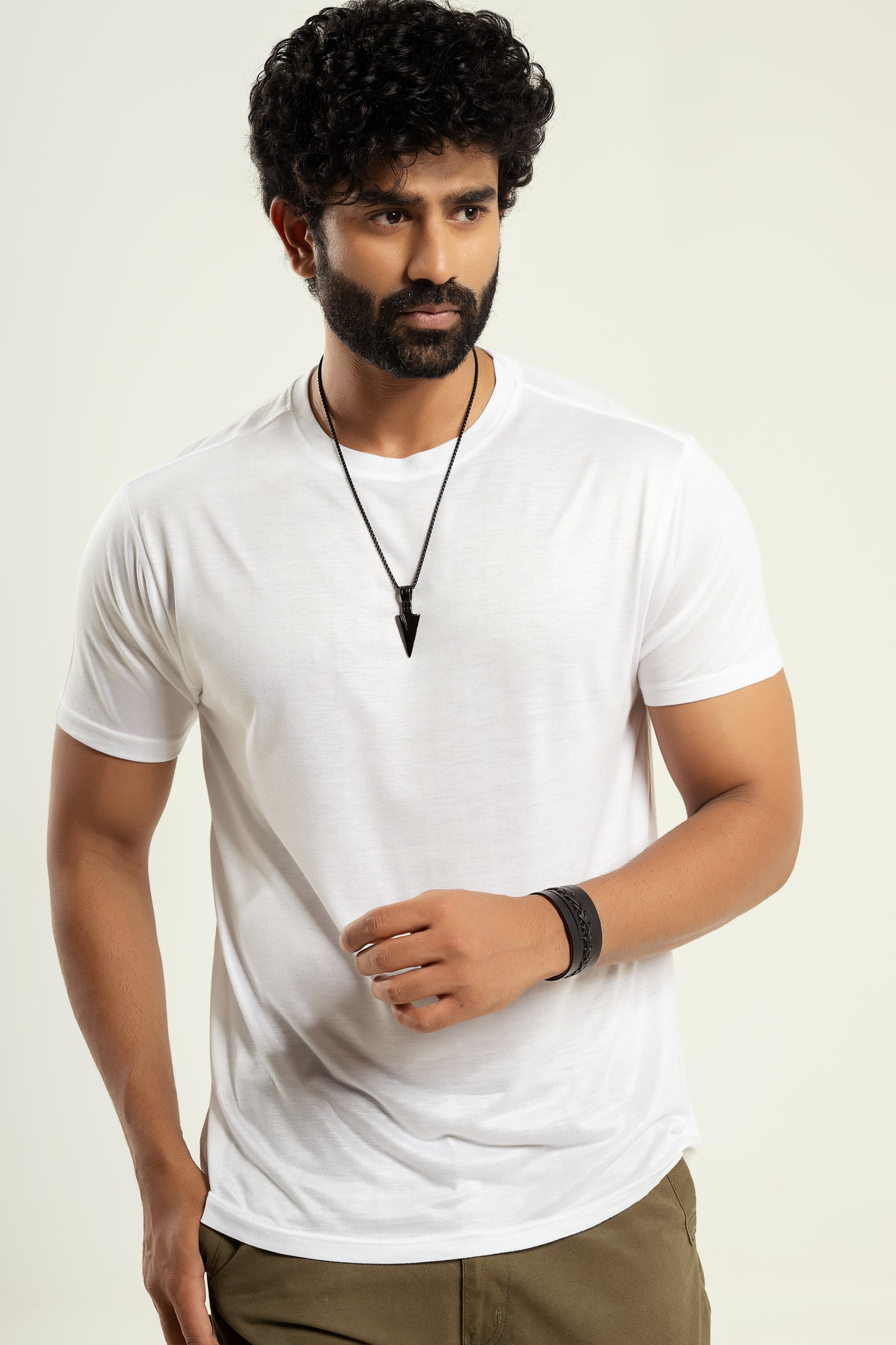 Banana fiber t-shirt in white