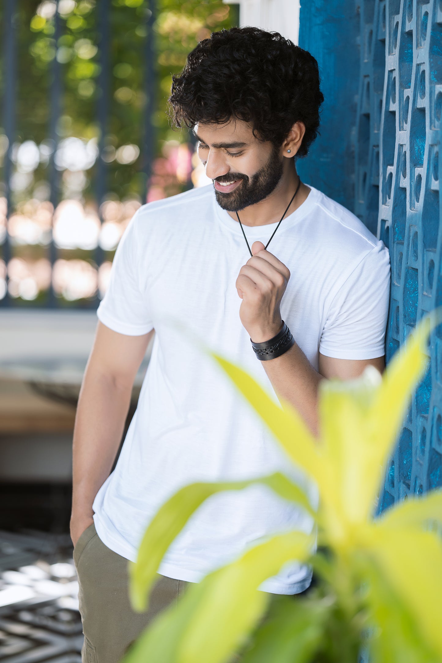 Banana fiber t-shirt in white