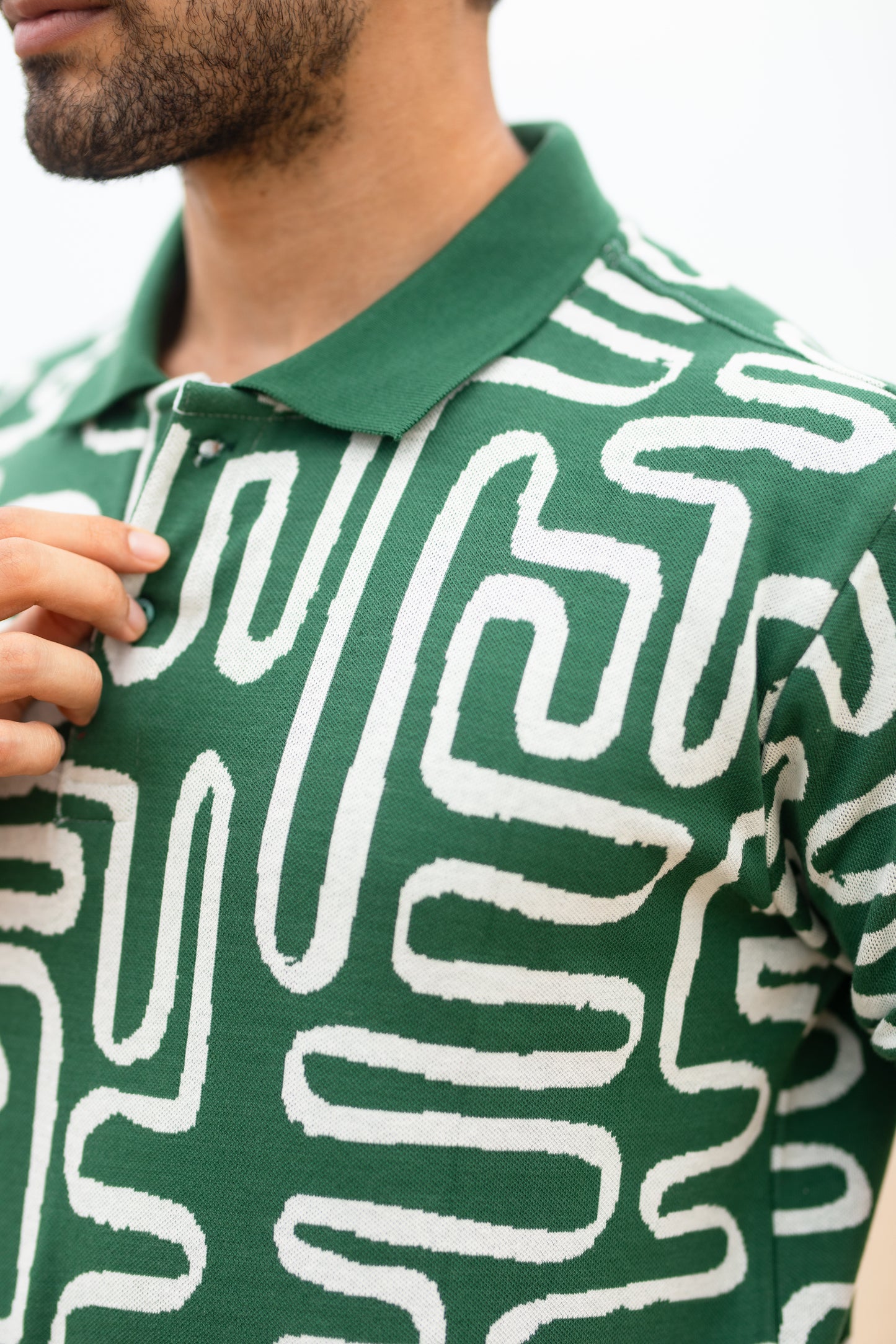 Scrib Pattern Polo